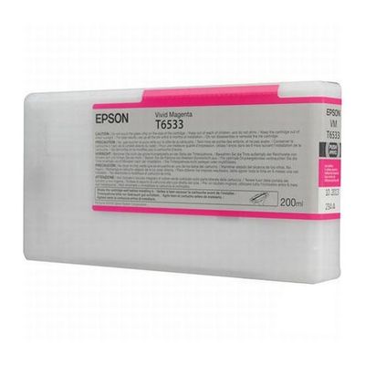 Epson Inktpatroon T6533 - Vivid Magenta 200ml (origineel) Epson Inktpatroon T6533 - Vivid Magenta 200ml (origineel)