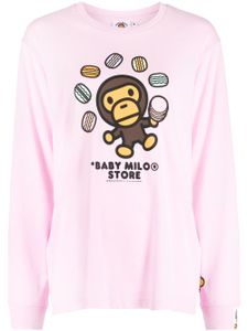 *BABY MILO® STORE BY *A BATHING APE® t-shirt Baby Milo en coton - Rose