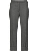 Thom Browne pantalon crop à coupe slim - Gris - thumbnail