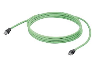 Weidmüller 1063310000 RJ45 Netwerkkabel, patchkabel CAT 5e SF/UTP 10.00 m Groen Vlambestendig, Snagless 1 stuk(s)