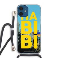 Habibi Majorelle : iPhone 12 Transparant Hoesje met koord