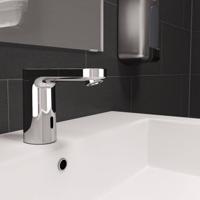 Hansgrohe Elektronische Wastafelkraan Vernis Blend Koud Water en Batterij Chroom