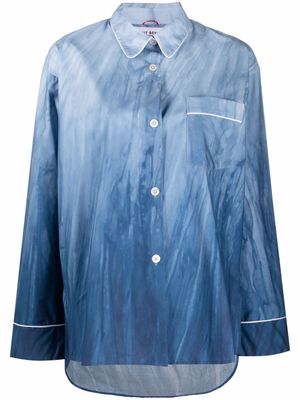 F.R.S For Restless Sleepers chemise de pyjama à finitions passepoilées - Bleu