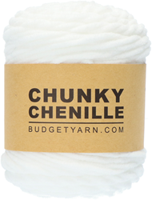 Budgetyarn Chunky Chenille 001 White