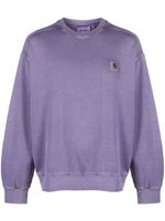 Carhartt WIP sweat à patch logo poitrine - Violet