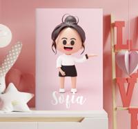 Jouw avatar Gepersonaliseerd canvas schilderij