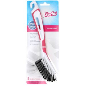 Sorbo afwasborstel - smartbrush - roze - vezelharen