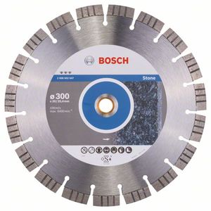 Bosch Accessoires Diamantdoorslijpschijf Best for Stone 300 x 20,00+25,40 x 2,8 x 15 mm 1st - 2608602647