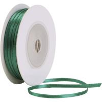 Creativ Company Satijnlint, b: 3 mm, donkergroen, 30 m/ 1 rol