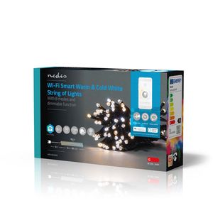 Nedis SmartLife Decoratieve LED | Wi-Fi | 50 LED's | 5 m | 1 stuks - WIFILX02W50 WIFILX02W50