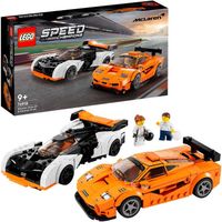 LEGO Speed Champions - McLaren Solus GT & McLaren F1 LM constructiespeelgoed 76918 - thumbnail