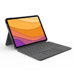 Logitech Combo Touch Apple iPad Air (2022/2020) Toetsenbordhoes QWERTY Grijs