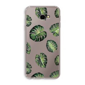 Tropische bladeren: Samsung Galaxy J4 Plus Transparant Hoesje