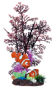 Superfish Deco Garden Nemo - Kleurrijke Eco Aquarium Decoratie, Handgeschilderd & Veilig