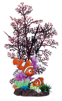 Superfish Deco Garden Nemo - Kleurrijke Eco Aquarium Decoratie, Handgeschilderd & Veilig