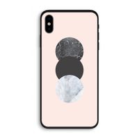 Marmeren cirkels: iPhone X Biologisch afbreekbaar hoesje