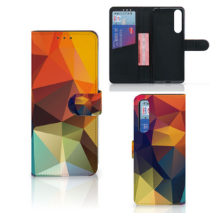 Sony Xperia 1 II Book Case Polygon Color