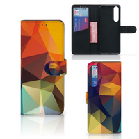 Sony Xperia 1 II Book Case Polygon Color