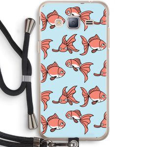Blub: Samsung Galaxy J3 (2016) Transparant Hoesje met koord