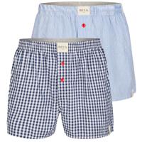 Phil & Co Phil & Co 2-Pack Wijde Boxershorts Heren PH-159 - thumbnail