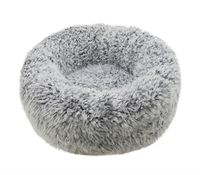 Rosewood hondenmand silver fluff grijs