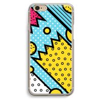 Pop Art #1: iPhone 6 / 6S Transparant Hoesje