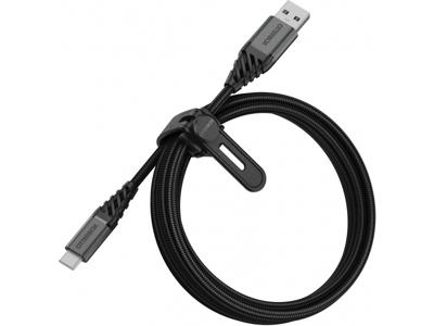OtterBox OtterBox Nylon Braided Charge/Sync Cable USB-C 2m Black
