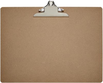 Hardboard klembord Maul A3 dwars met kopklem