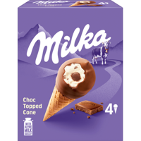 Milka IJshoorntjes 4 Stuks bij Jumbo