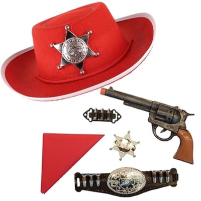 Cowboy verkleedset voor kinderen - met cowboyhoed - Carnaval verkleden - Accessoires