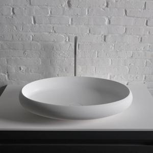 Opbouw Waskom Ideavit Solidego 60x40x11,2 cm Solid Surface Mat Wit Ideavit