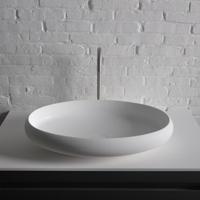 Opbouw Waskom Ideavit Solidego 60x40x11,2 cm Solid Surface Mat Wit Ideavit