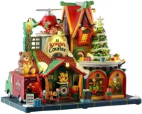 Lemax kringle&apos;s courier bewegend kersthuisje Santa&apos;s Wonderland 2025