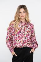Geisha Blouse Animal 53620-20 Blouse 420 Pink/off White
