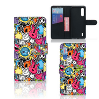 Xiaomi Mi 9 Lite Wallet Case met Pasjes Punk Rock