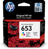 HP 653 1 stuk(s) Origineel Normaal rendement Cyaan, Magenta, Geel