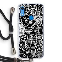 Vexx Black Mixtape: Huawei Y6s Transparant Hoesje met koord