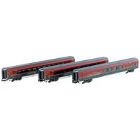 Hobbytrain H25225 N set van 3 personenrijtuigen Railjet van de ÖBB - thumbnail