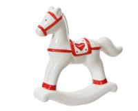Hobbelpaarood dolomiet l14b4h14 cm rood - Decoris