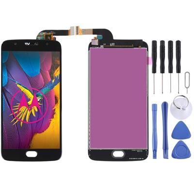 LCD-scherm en digitizer volledige montage voor Motorola Moto G5S (zwart)