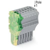 WAGO 2020-107/000-037 Connector, female Groen, Geel, Grijs 25 stuk(s)