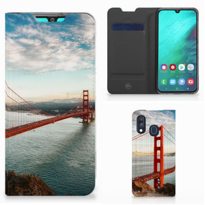 Samsung Galaxy A40 Book Cover Golden Gate Bridge