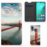 Samsung Galaxy A40 Book Cover Golden Gate Bridge