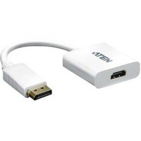 ATEN DisplayPort Kabel DisplayPort Male - HDMI-Uitgang 0.15 m Wit - [VC985-AT]