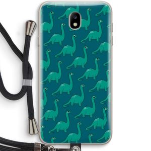 Diplodocus: Samsung Galaxy J7 (2017) Transparant Hoesje met koord