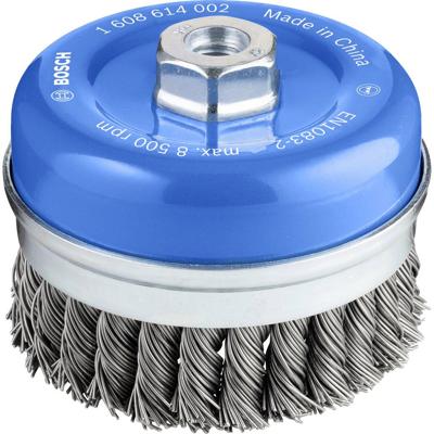 Bosch Accessories 1608614002 Komborstel, gevlochten draad, 0,8 mm, 100 mm, 8500 omw/min, M 14 1 stuk(s)