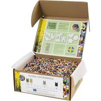 NABBI Biobeads van , afm 5x5 mm, medium, standaardkleuren, 55000 stuk/ 1 doos