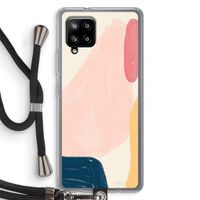 Saturday Flow: Samsung Galaxy A42 5G Transparant Hoesje met koord