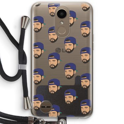 Drake Away: LG K10 (2017) Transparant Hoesje met koord
