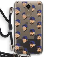 Drake Away: LG K10 (2017) Transparant Hoesje met koord